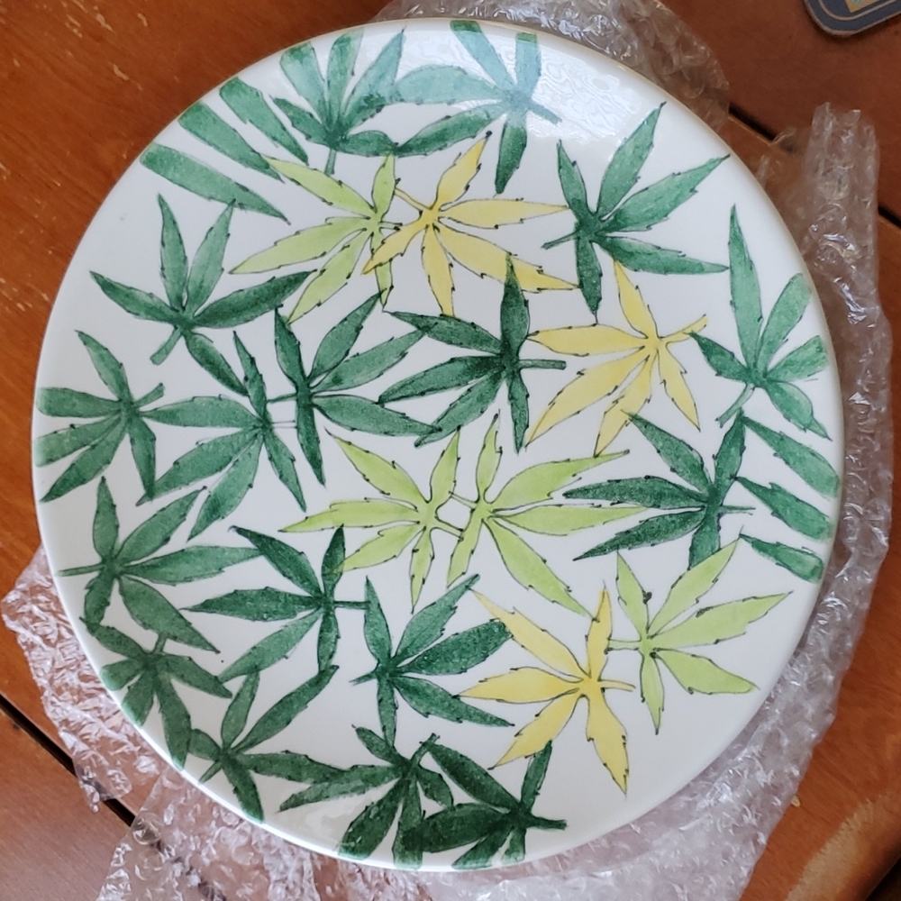 Handpainted dinner plate